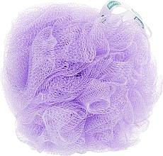 Synthetic Bath Sponge, extra large, lilac - Balmy Naturel Bath Pouf Xlarge — photo N2