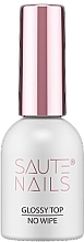 Glossy Top Coat - Saute Nails Glossy Top No Wipe — photo N1