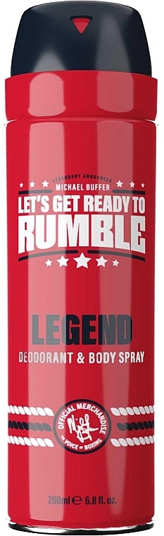 Deodorant Spray - Rumble Men Legend Deodorant & Body Spray — photo N1