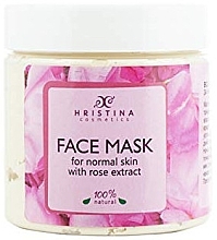 Rose Face Mask - Hristina Cosmetics Rose Extract Face Mask — photo N3