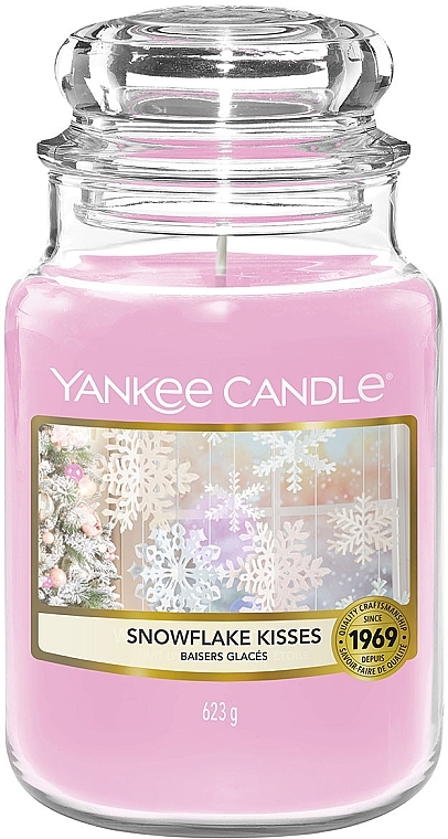 Scented Candle in Jar - Yankee Candle Snowflake Kisses Jar Candle — photo N1