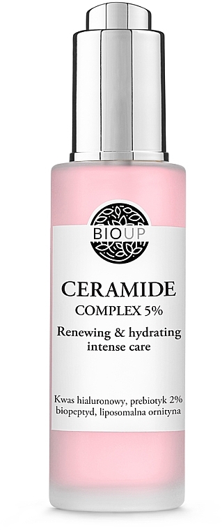 Face Serum with Ceramide Complex & Prebiotics - Bioup Ceramide Complex 5% Renewing & Hydrating Care — photo N1