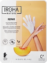 Hand Mask - Iroha Nature Repair Peach Hand Mask Gloves — photo N1