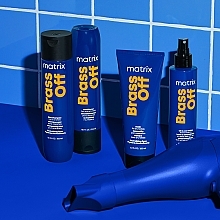 Hair Color Preserving Shampoo - Matrix Total Results Brass Off Blue Shampoo For Brunettes — photo N22
