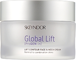 Fragrances, Perfumes, Cosmetics Normal and Combination Cream Face & Neck Lifting Cream - Skeyndor Lift Contour Face & Neck Cream 