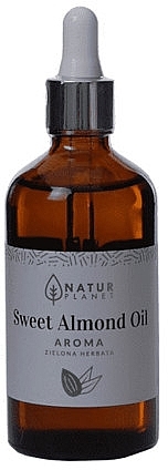 Sweet Almond Oil with Green Tea Scent - Natur Planet Sweet Almond Oil Aroma Green Tea — photo N13