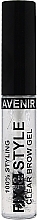 Eyebrow Setting Spray, transparent - Avenir Cosmetics Fix&Style Clear Brow Gel — photo N7