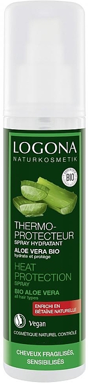 Natural Thermal Protective Hair Spray - Logona Spray Hydratant Thermo-Protecteur — photo N1