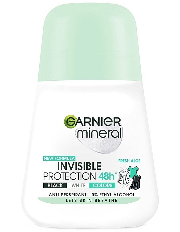 Roll-on Deodorant - Garnier Mineral Invisible Fresh Aloe 48h Non Stop — photo N2