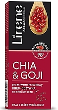 Chia Seed and Goji Berry Extract Anti-Wrinkle Eye Cream - Lirene Superfood For Skin — photo N1