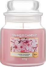 Candle in Glass Jar - Yankee Candle Cherry Blossom — photo N2