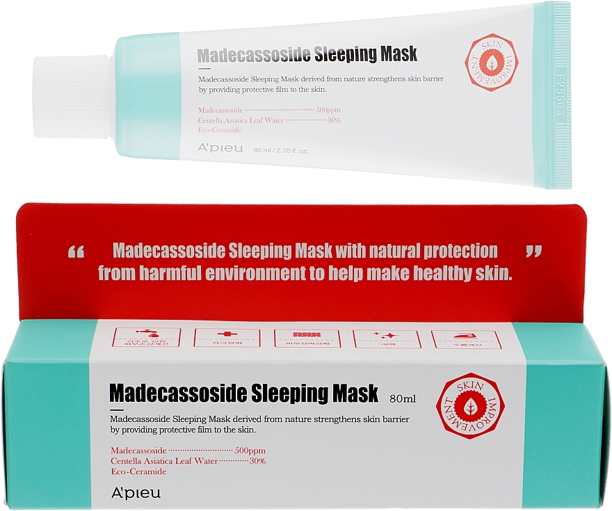 Facial Night Mask - A'pieu Madecassoside Sleeping Mask — photo N3