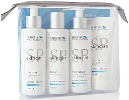 Fragrances, Perfumes, Cosmetics Normal & Dry Skin Set - Strictly Professional SP Skincare (cleanser/150ml + toner/150ml + moisturiser/100ml + mask/100ml)