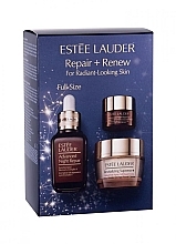 Fragrances, Perfumes, Cosmetics Set - Estee Lauder Repair + Renew For Radiant Looking Skin (f/comp/30ml + eye/comp/5ml + cr/15ml)