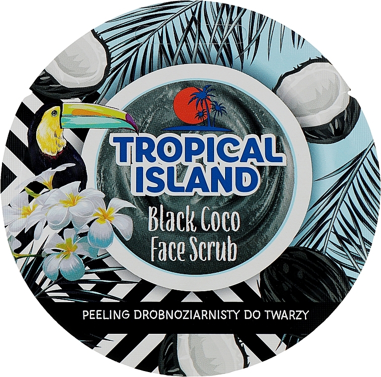 Smoothing Fine-Grained Face Scrub - Marion Tropical Island Black Coco Face Scrub — photo N1