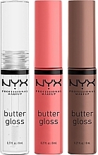 NYX Professional Makeup X-mas Butter Gloss Trio - Lip Gloss Set — photo N5