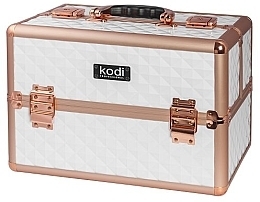 Fragrances, Perfumes, Cosmetics Cosmetic Case #44, white, rose gold - Kodi Professional