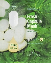 Fragrances, Perfumes, Cosmetics Facial Mask with Capsule Activator "Silk" - The Oozoo Fresh Capsule Mask Cocoon Silk