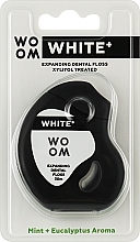 Dental Floss with Mint & Eucalyptus Flavor, 30 m - Woom White Expanding Dental Floss — photo N3