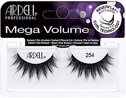 False Lashes - Ardell Mega Volume 254 Black  — photo N1