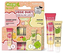 Lip Set - Floslek Lip Care Vege Duet (scrb/14g + vaseline/10g) — photo N1