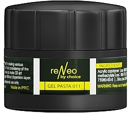 Fragrances, Perfumes, Cosmetics Nail Gel Paste, black - ReNeo Gel Pasta