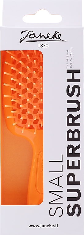 Hair Brush, orange - Janeke Superbrush Small — photo N1