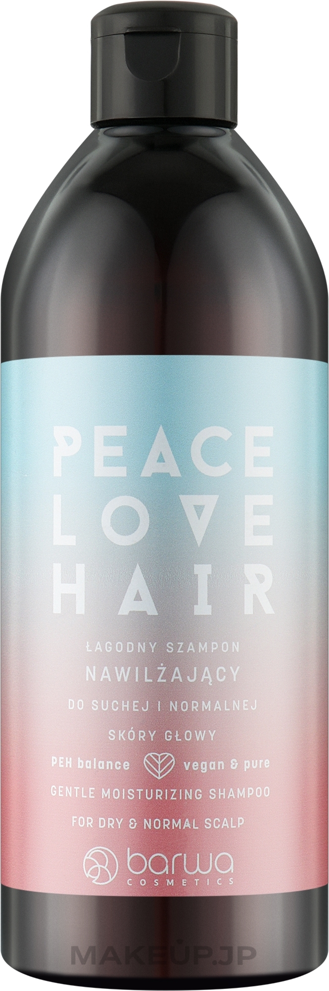 Gentle Moisturizing Shampoo - Barwa Peace Love Hair — photo 480 ml