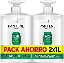 Fragrances, Perfumes, Cosmetics Set - Pantene Pro-V Soft & Smooth Shampoo (shmp/2x1000ml)