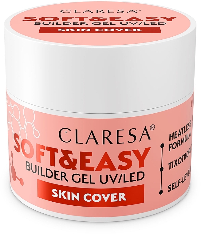 ネイル ビルダージェル - Claresa Soft & Easy Builder Gel UV/LED Skin Cover — photo N1