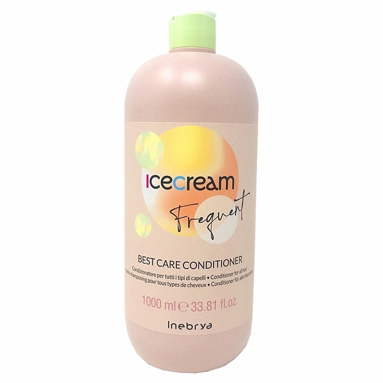 All Hair Types Conditioner - Inebrya Ice Cream Best Care Conditioner — photo N1