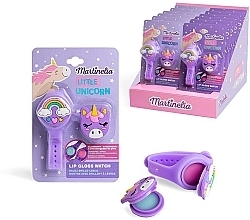 Set 'Watch' - Martinelia Little Unicorn Lip Gloss Watch Set (lip/gloss/2x1,1g+watch/1pcs) — photo N2