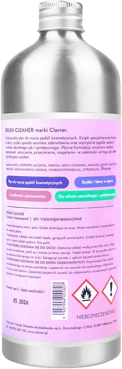Professional Cleaner for Natural & Synthetic Brushes - Clavier Brush Cleaner — photo N3