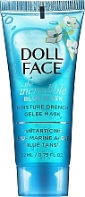 GIFT Face Mask - Doll Face The Incredible Blue Mask (mini size)	 — photo N1