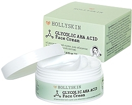 Repairing Face Cream with Glycolic Acid - Hollyskin Glycolic AHA Acid Face Cream — photo N3