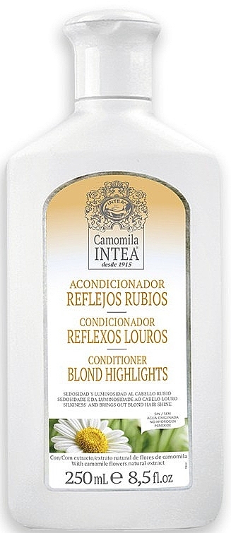 Blonde Hair Conditioner with Chamomile Extract - Intea Camomile Hair Conditioner Blond Hightlights — photo N1