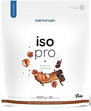 Fragrances, Perfumes, Cosmetics Chocolate with Nuts Whey Protein Isolate - Nutriversum Iso Pro