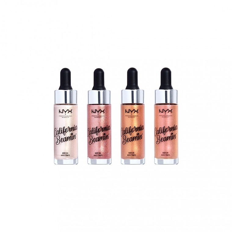 Set - NYX Professional Makeup Diamonds & Ice, Please Shimmering Body Oil — photo N11