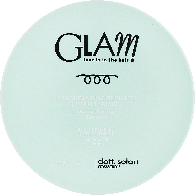 Disciplining Mask for Curly Hair - Dott. Solari Glam Discipline Mask Curly Hair — photo N45