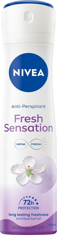 Deodorant Antiperspirant Spray for Women - Nivea Fresh Sensation Antiperspirant Antibacterial — photo 150 ml