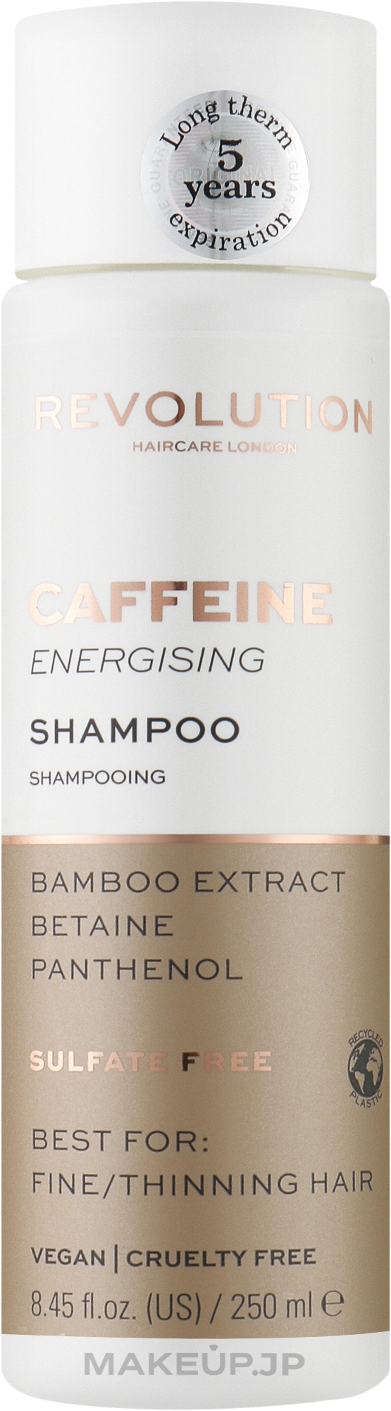 Shampoo for Fine Hair - Makeup Revolution Caffeine Energising Shampoo — photo 250 ml