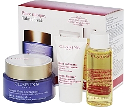 Fragrances, Perfumes, Cosmetics Set - Clarins Take A Break Set (mask/75ml + exf/cr/15ml + lot/50ml)