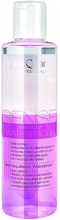 Eye & Lip Waterproof Makeup Remover - PostQuam Sense Bi-phase Make Up Remover Waterproof  — photo N3