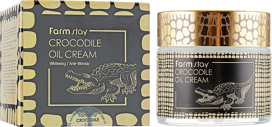 Crocodile Oil Face Cream - FarmStay Crocodile Oil Cream — photo N1