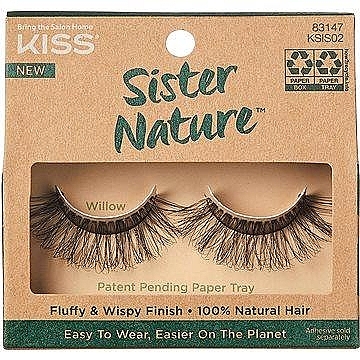 False Lashes - Kiss Sister Nature Willow — photo N2