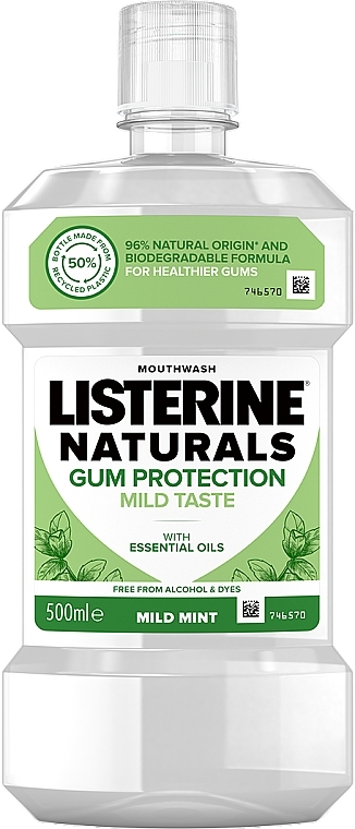 Mouthwash with Essential Oils "Naturals" - Listerine Naturals — photo N4