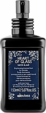 Fragrances, Perfumes, Cosmetics Heat Protection Shine Blonde Fluid - Davines Heart Of Glass Sheer Glaze