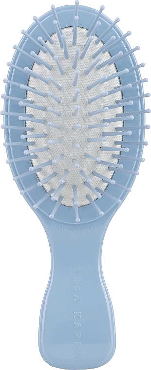 Hair Brush, 7390, blue - Acca Kappa Oval Brush mini — photo N1