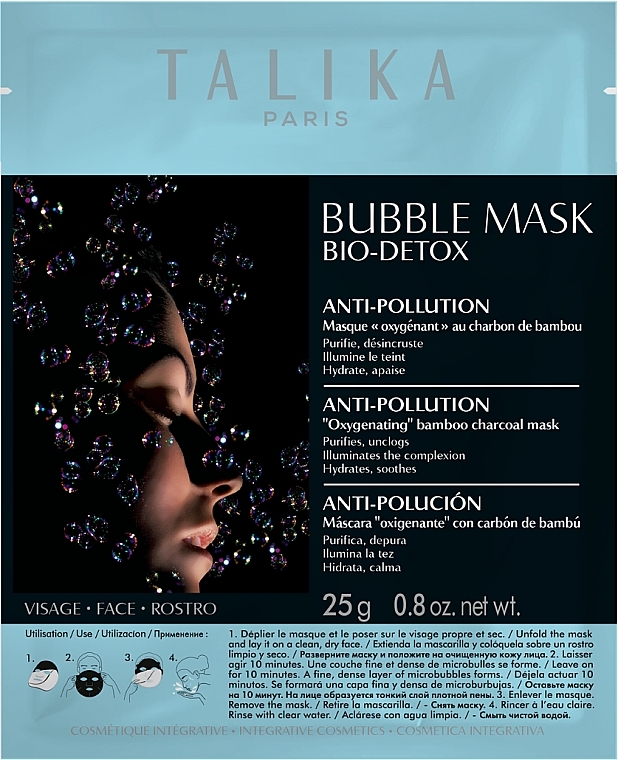Anti-Pollution Mask - Talika Bubble Mask Bio-Detox — photo N1
