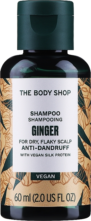 Anti-Dandruff Ginger & Silk Protein Shampoo for Dry, Flaky Scalp - The Body Shop Ginger Shampoo Anti-Dandruff Vegan — photo N5